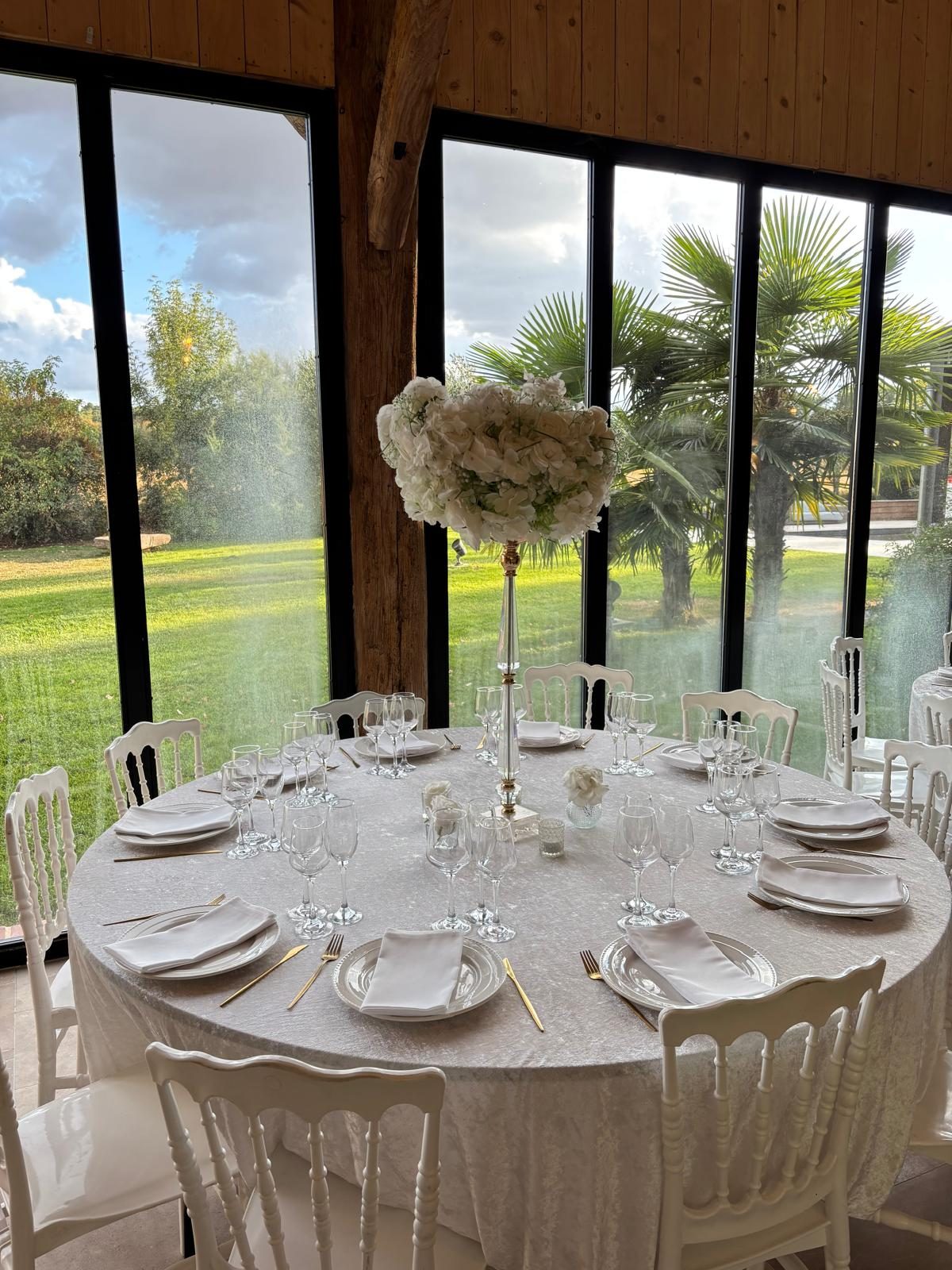 Location de vaisselle Lady Boss Rental pour une réception au Domaine des Coccinelles (91)